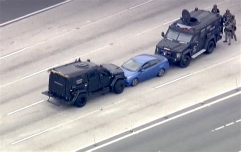 anaheim california news|Pursuit standoff ends on the 91 Freeway in Anaheim .
